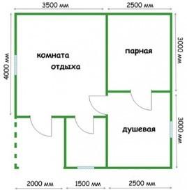 Дом баня с мансардой из бревна проекты