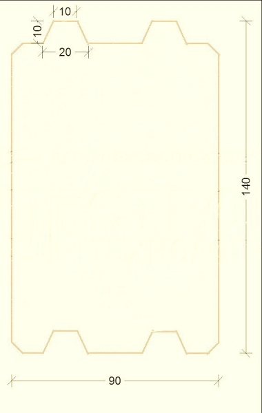 Баня 6х4 с террасой