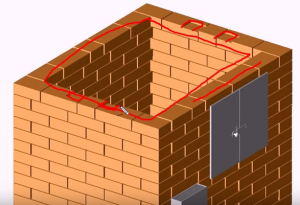 Печи для бани из кирпича проекты