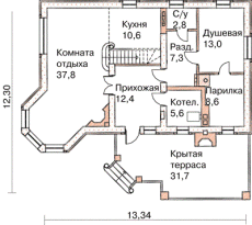 Проекты бань из кирпича