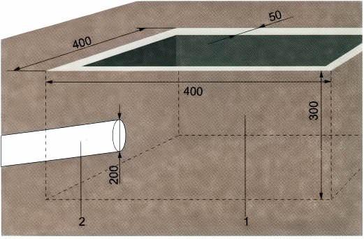 Канализация в бане своими руками схема