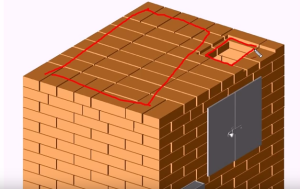 Печи для бани из кирпича проекты