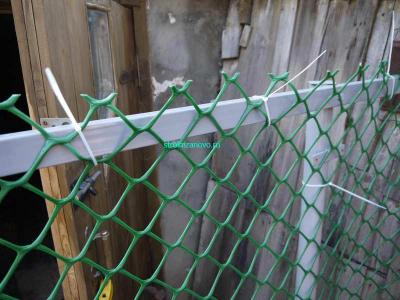  
Забор из пластиковой сетки