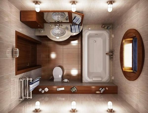Ремонт ванной в хрущевке: выбираем материалы и стили