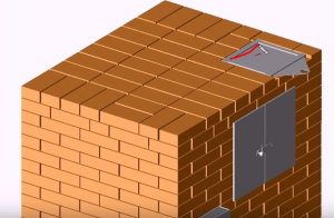 Печи для бани из кирпича проекты