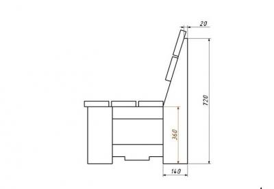 Садовая скамейка своими руками: используем чертежи для изготовления скамейки из дерева