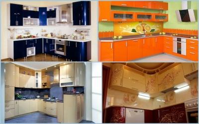 Какие фасады лучше выбрать для кухни: эмаль или плёнка ПВХ