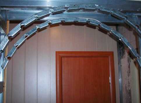 Дверная арка из гипсокартона