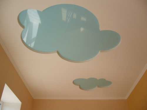 Облака в детской комнате