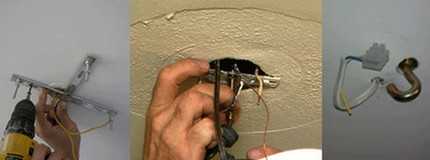 Потолочная розетка под люстру: инструкция по установке розетки на потолок