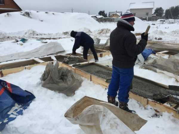 Цемент и мороз – 4 совета по зимнему бетонированию