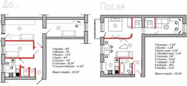 Перепланировка 3-х комнатной хрущевки: чудо превращения возможно