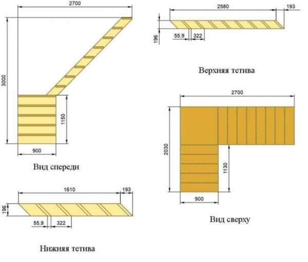 Простая металлическая лестница с площадкой: как сделать ее своими руками