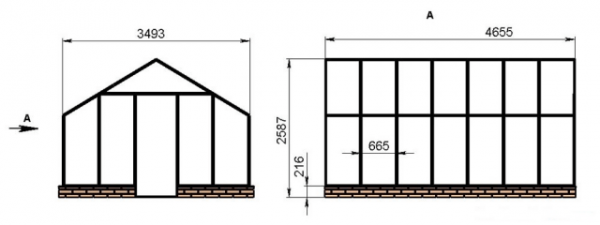 Стеклянная теплица своими руками: как сделать, чертежи, фото