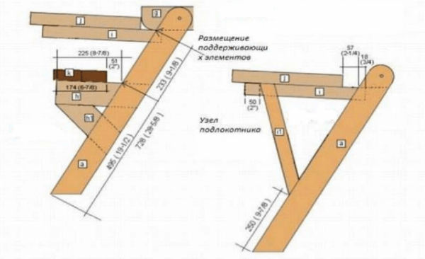 Как сделать лавочку-трансформер своими руками: чертежи, фото, видео