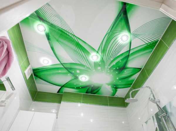 Натяжной потолок в ванной: плюсы и минусы, виды и примеры дизайна