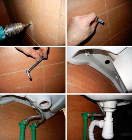 Подвесная раковина для ванной: пошаговый инструктаж по установке