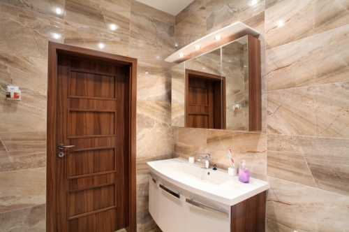 Идеи для современного дизайна ванной комнаты. Дизайн ванной — современные отделочные материалы, оборудование и сантехника для интерьера, освещение ванной комнаты. 95 фото дизайна ванных комнат в современном стиле