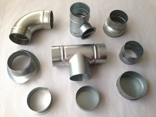 Вентиляционные трубы, изготовленные из оцинкованной стали: виды, характеристики