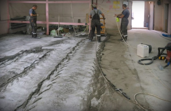 Шлифовка бетонного пола: способы, пошаговая инструкция, устранение дефектов